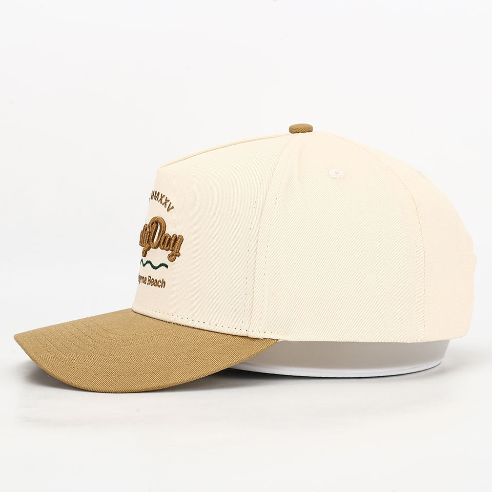 LovelyDay Two-Tone 5 Panel Cotton Twill Baseball Cap