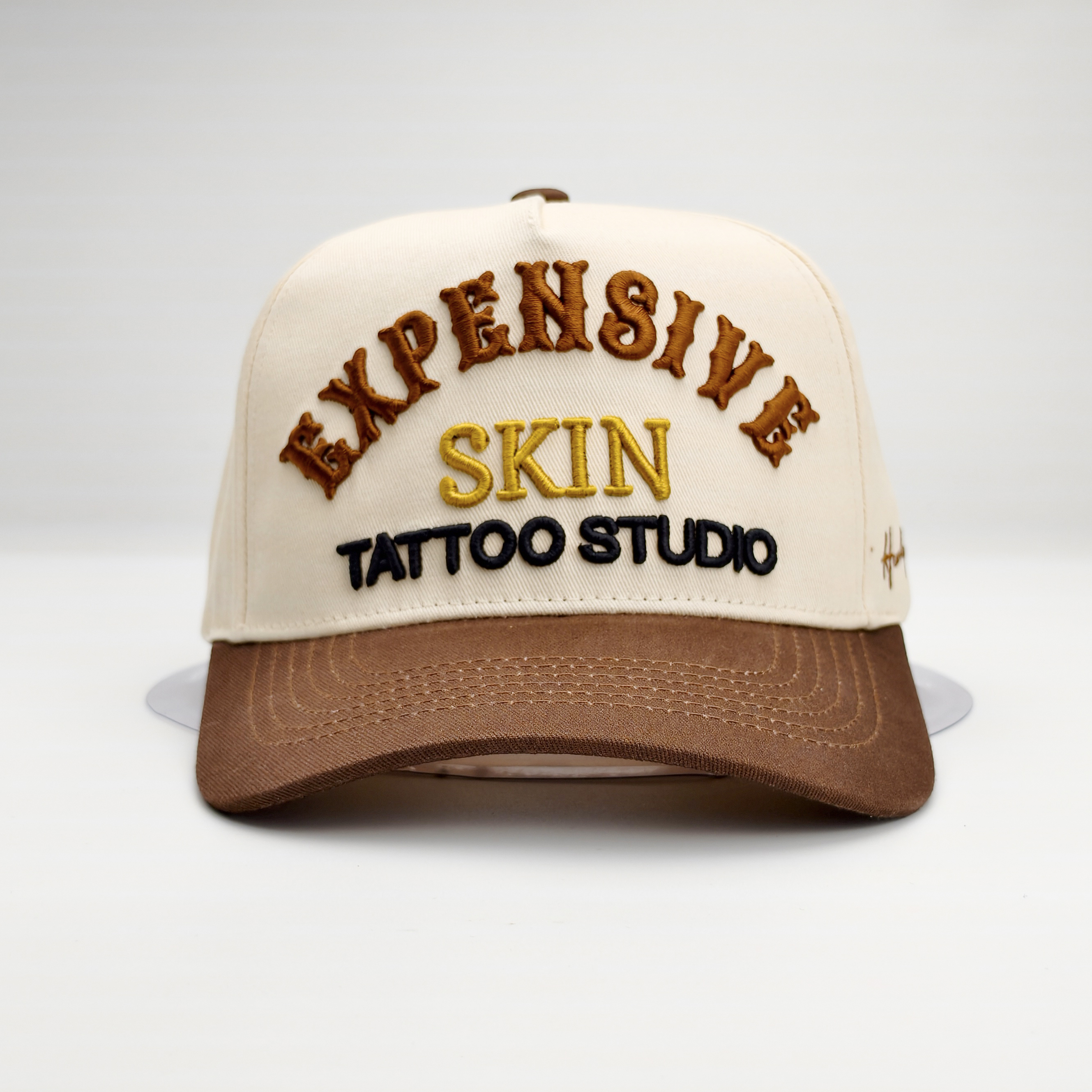 Two-Tone Embroidered Street Style 5-Panel Baseball Cap
