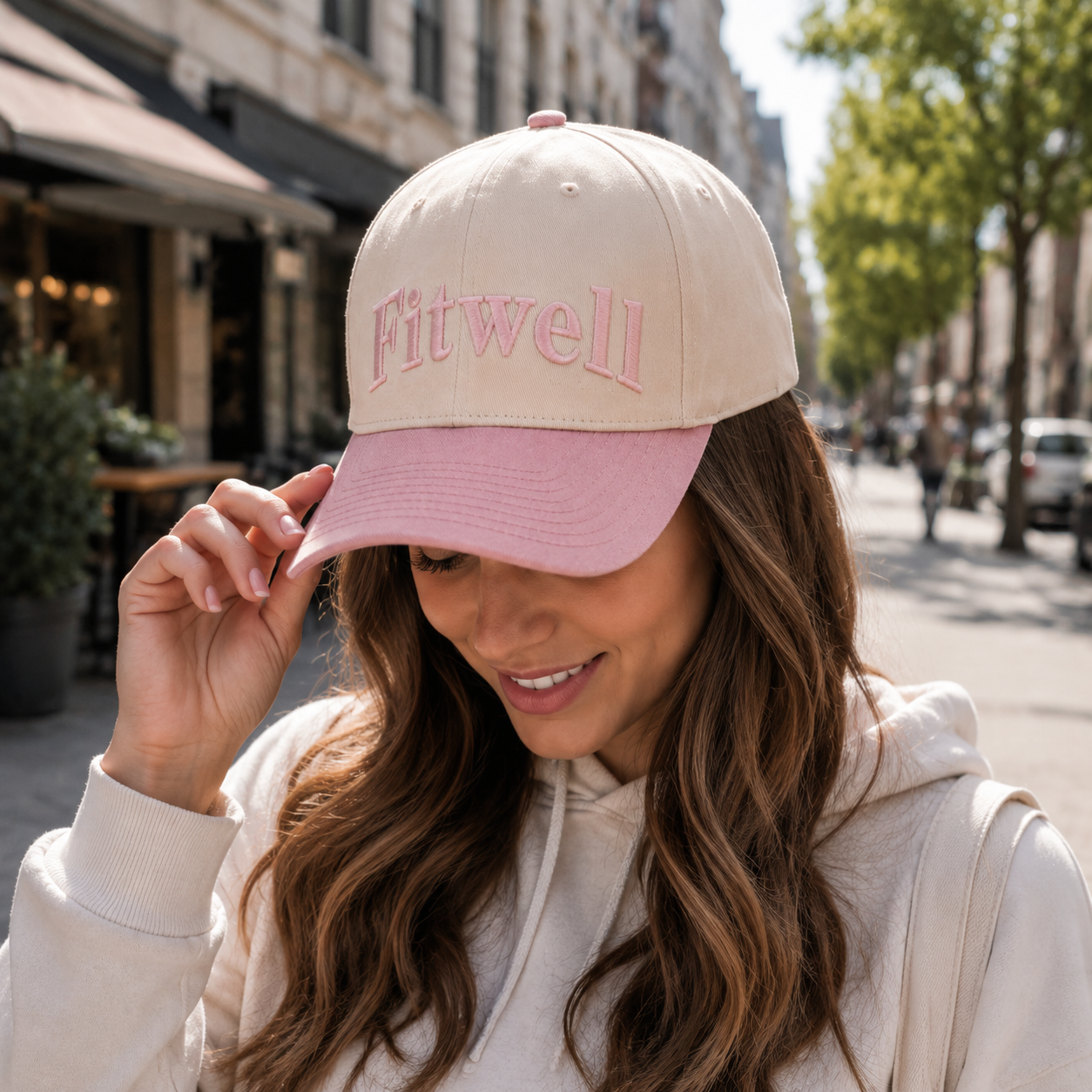 Mom Club Two-Tone Embroidered Cotton Twill Baseball Cap