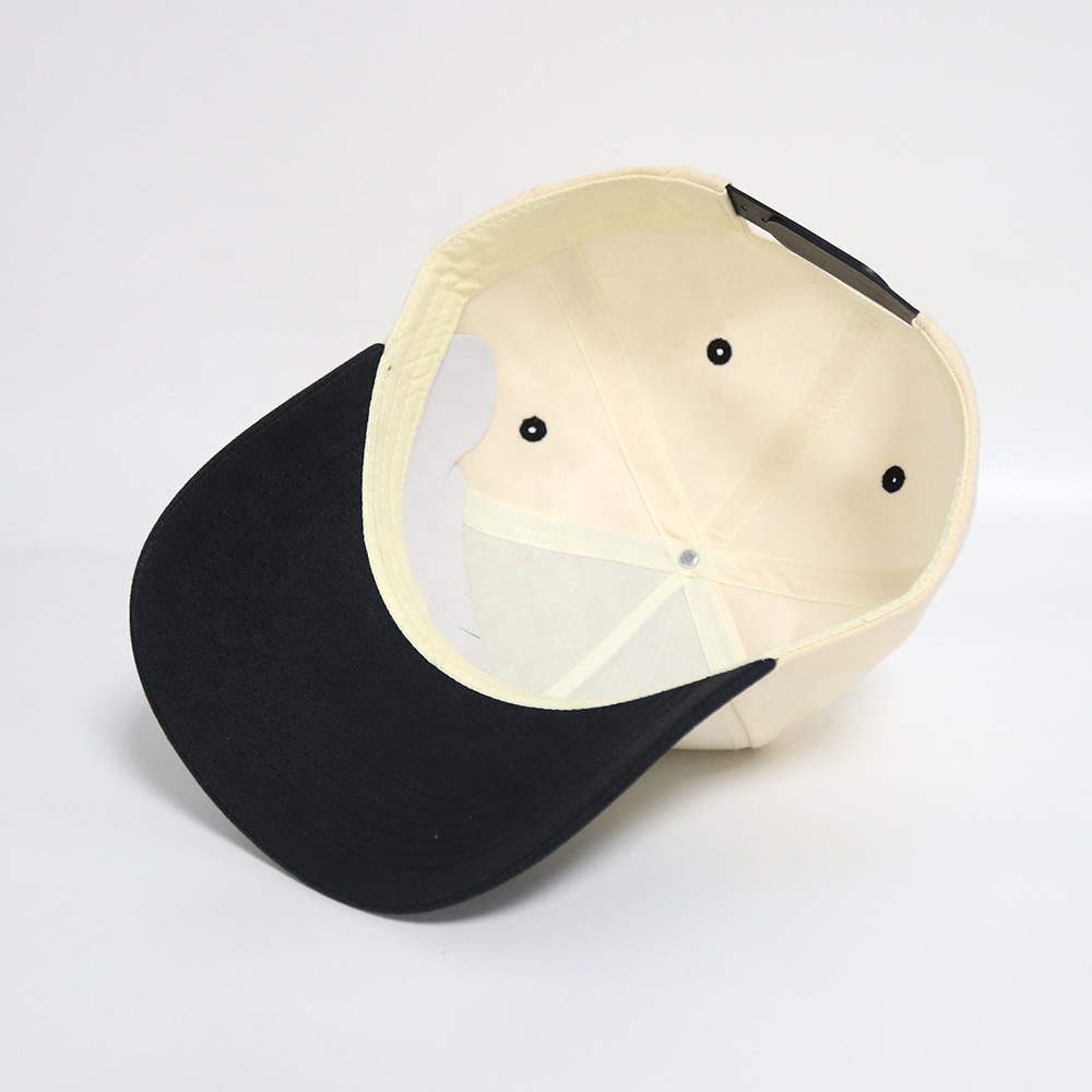 Two Tone Motorcycle Embroidered Cotton Twill Cap
