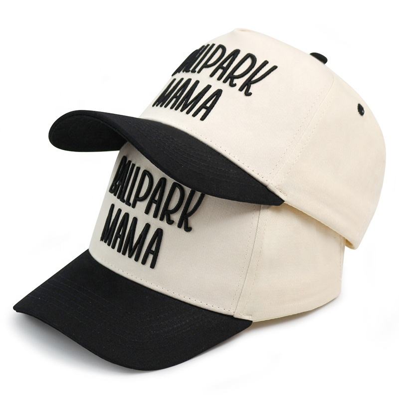 Ballpark Mama Two-Tone Embroidered Baseball Cap