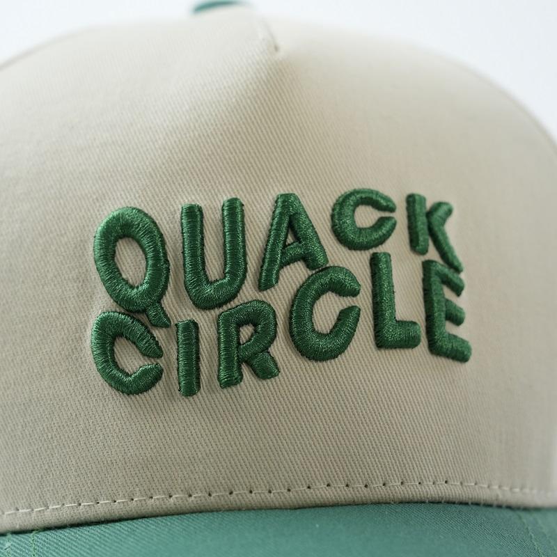 Quack Circle 3D Embroidered Two-Tone Baseball Cap