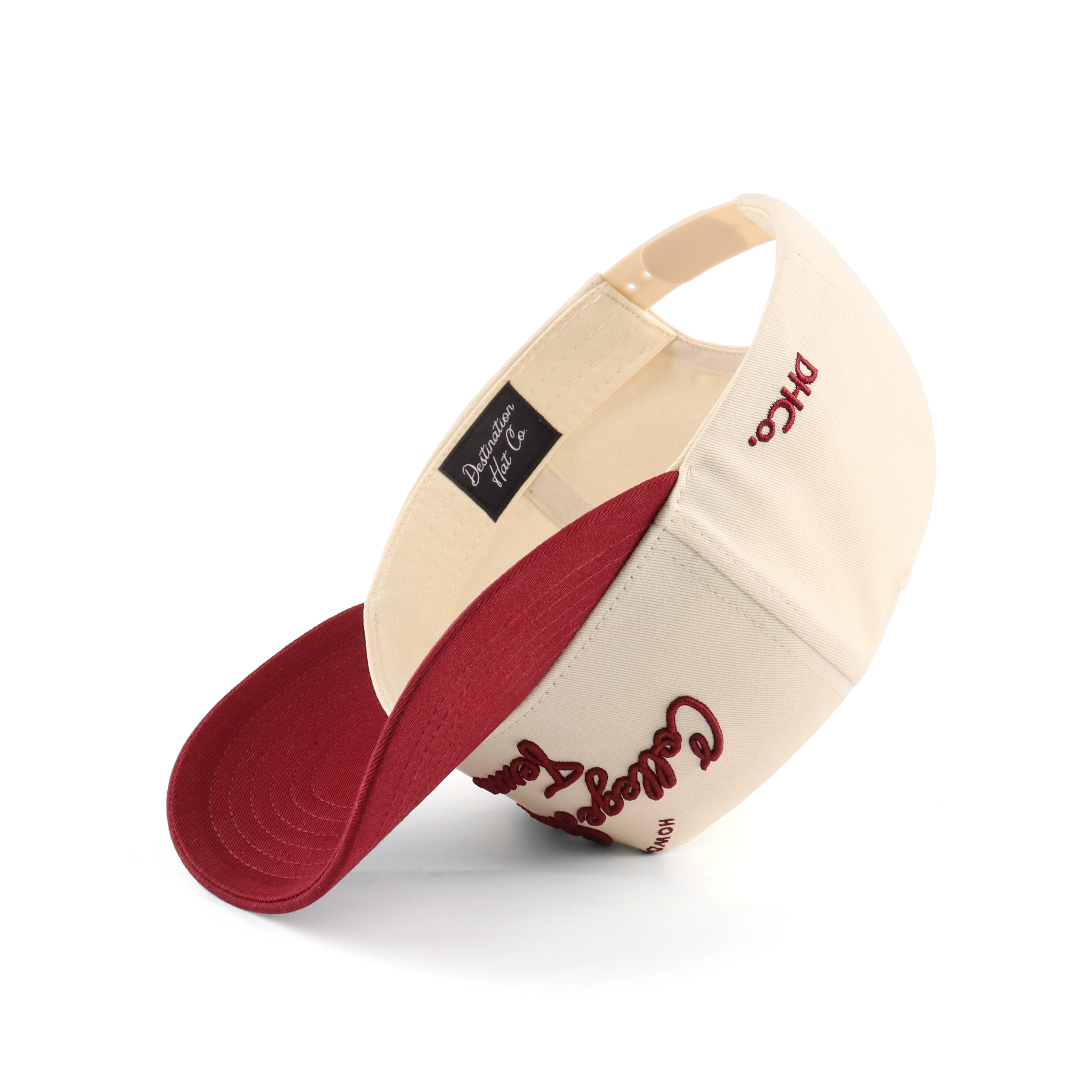 College Station Texas 3D Embroidery Two-Tone Baseball Cap