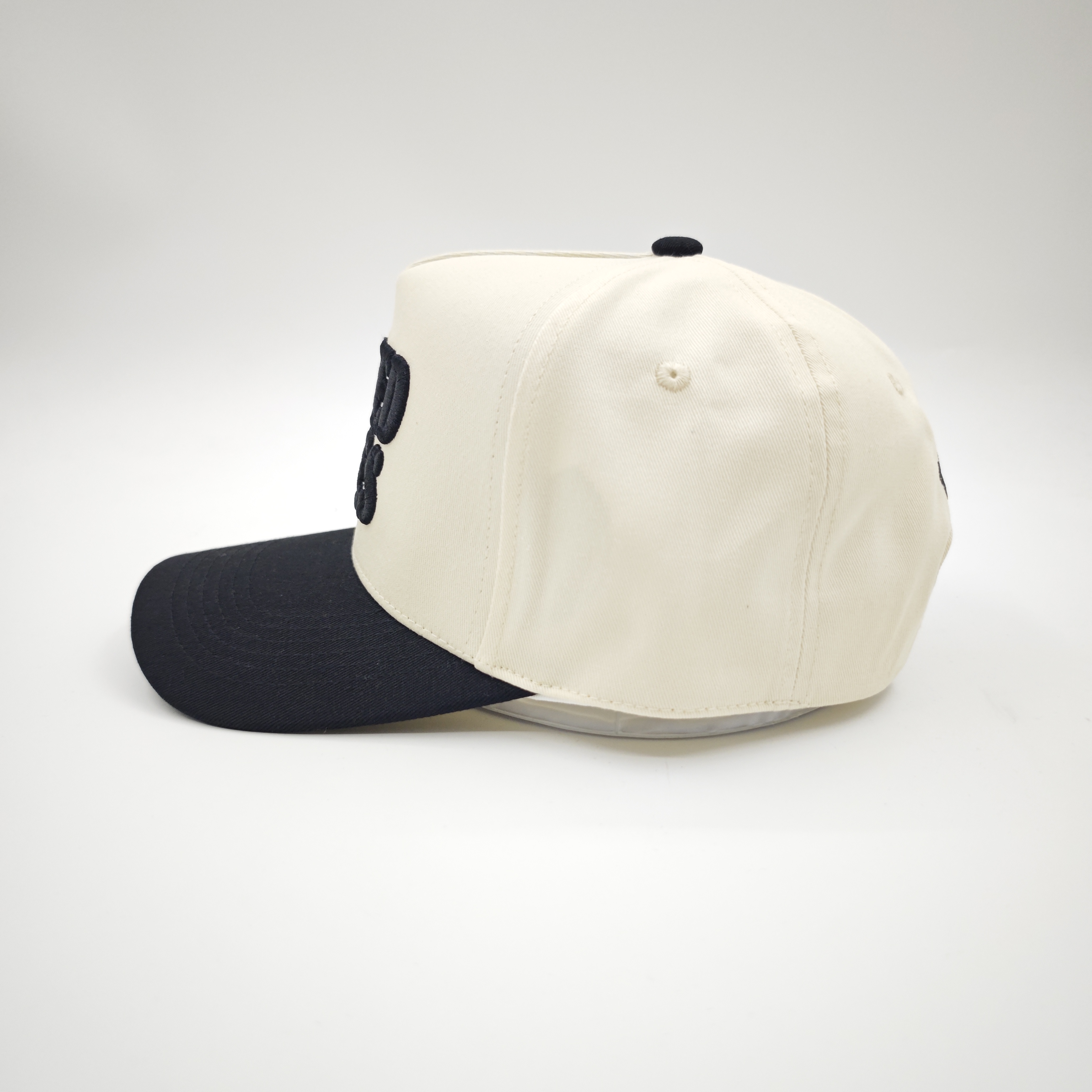 Lifted Lines Two-Tone 5 Panel Cotton Twill Baseball Cap