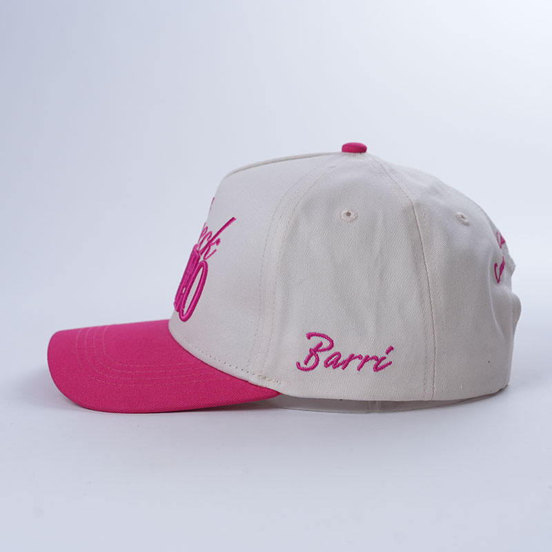 Redneck Rodeo Pink Brim Embroidered Baseball Cap