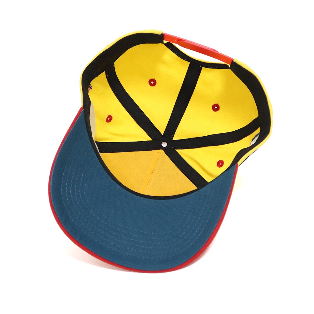 ALAÏM Embroidered Two Tone Cotton Twill Baseball Cap