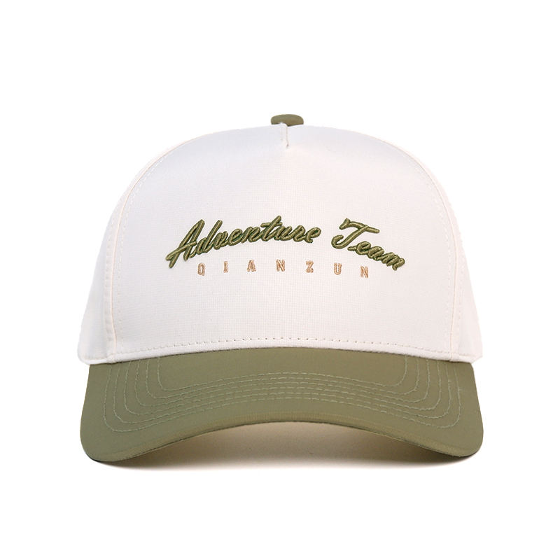 Ivory Olive Adventure Team Embroidered Baseball Cap