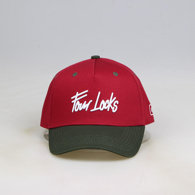 Four Locks Two Tone Embroidered Baseball Cap