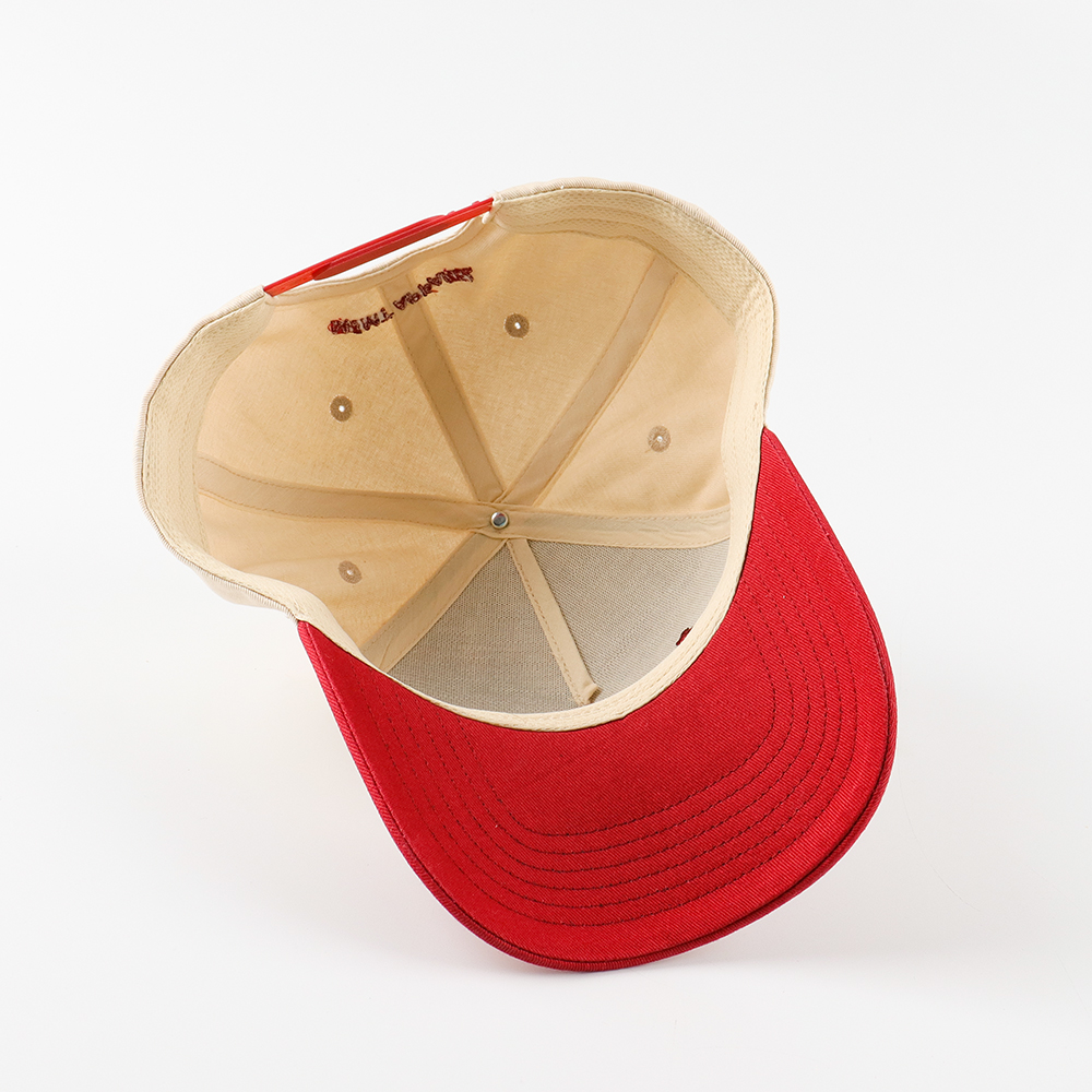 Two-Tone 3D Embroidered Cotton Twill Baseball Cap