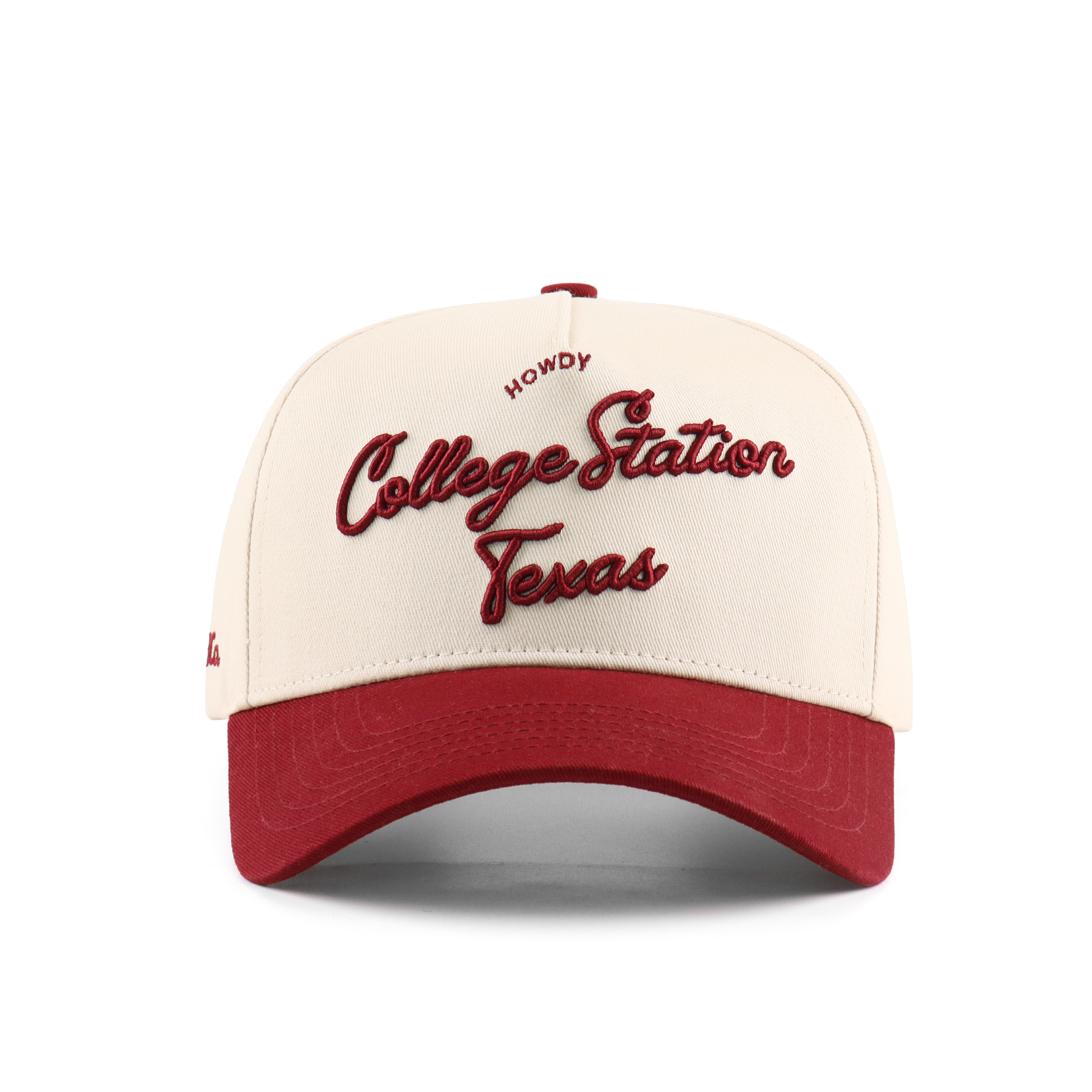 College Station Texas 3D Embroidery Two-Tone Baseball Cap