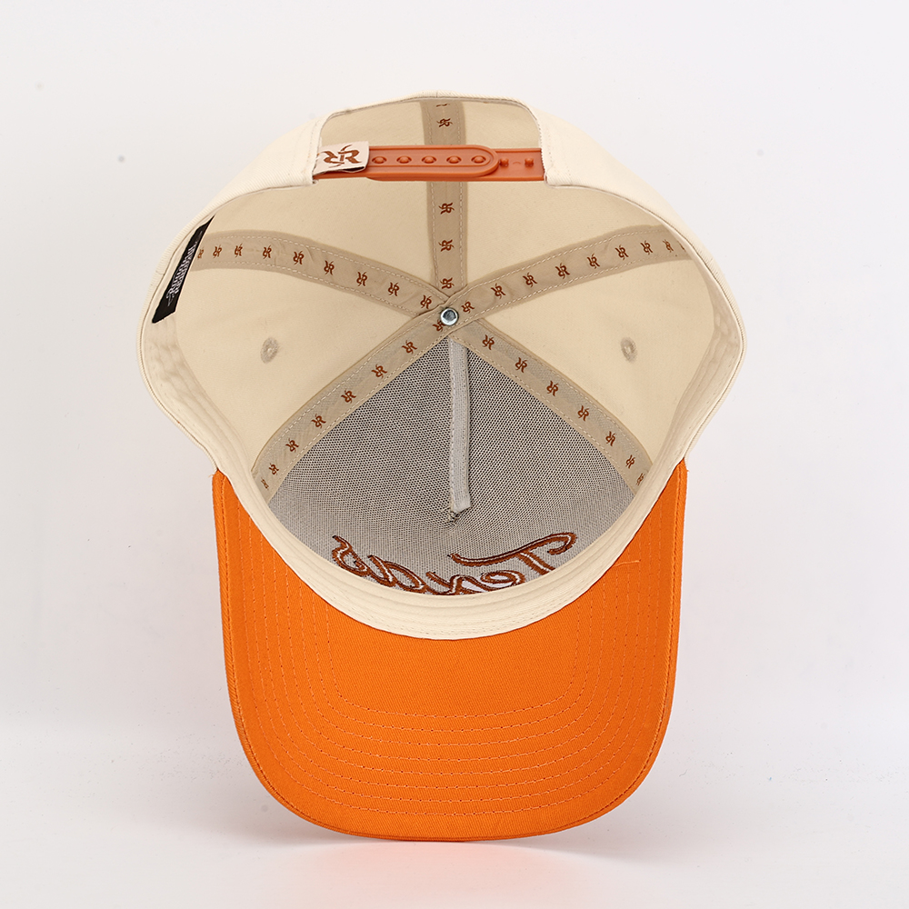 Texas Embroidered Two Tone Cotton Twill Baseball Cap