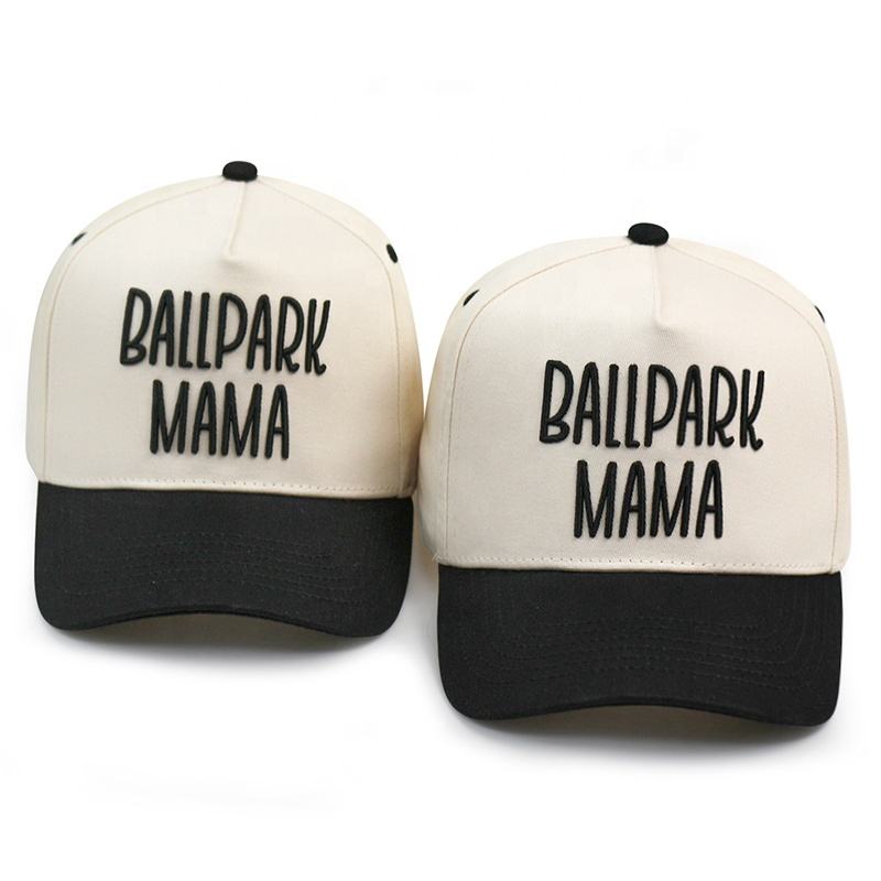 Ballpark Mama Two-Tone Embroidered Baseball Cap