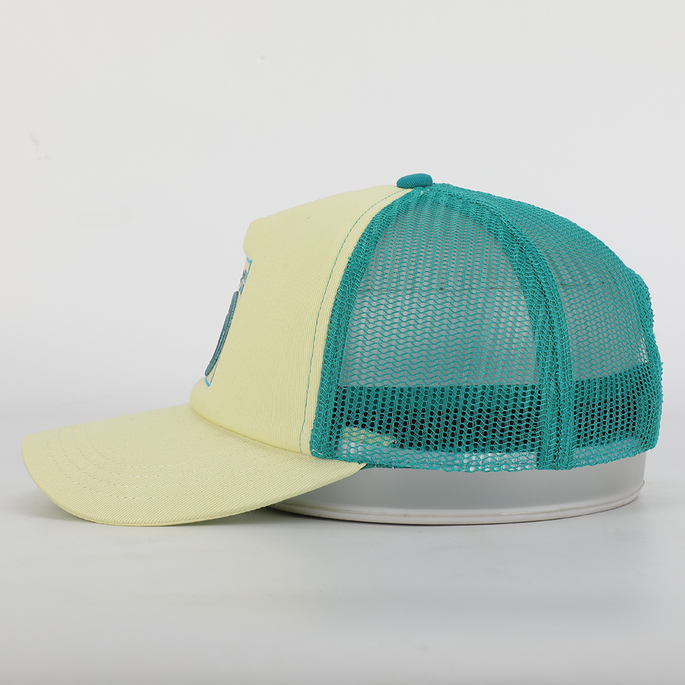 Good Vibes Nice Rides Bicycle Embroidered Mesh Trucker Hat