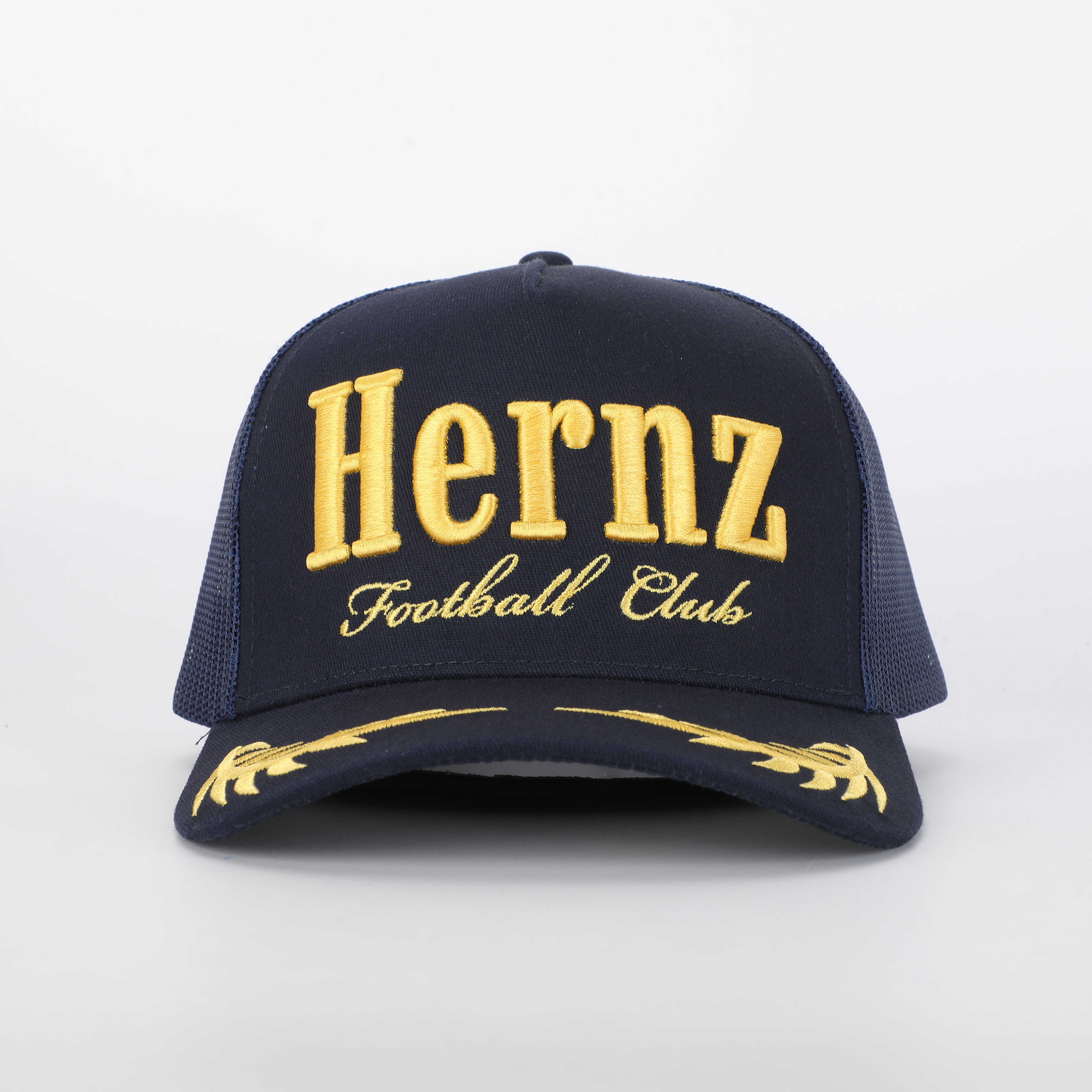 Hernz Football Club Embroidered Mesh Trucker Cap