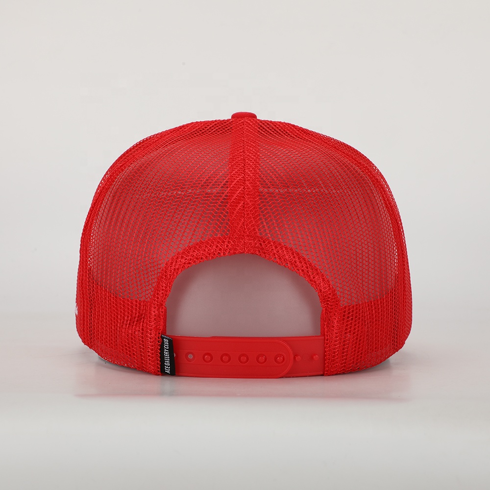 Red FORE Embroidered Mesh Trucker Hat