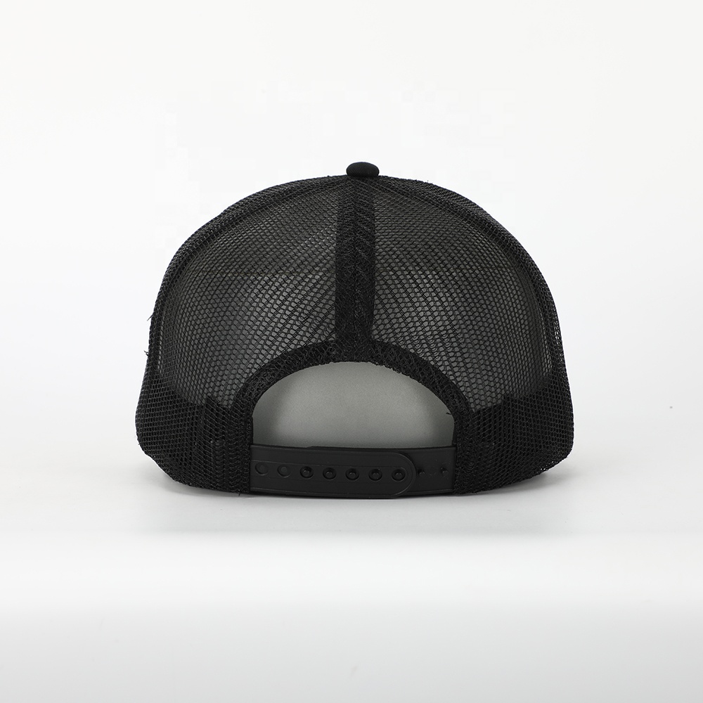 ARTM ONLY Black Embroidered Mesh Trucker Cap
