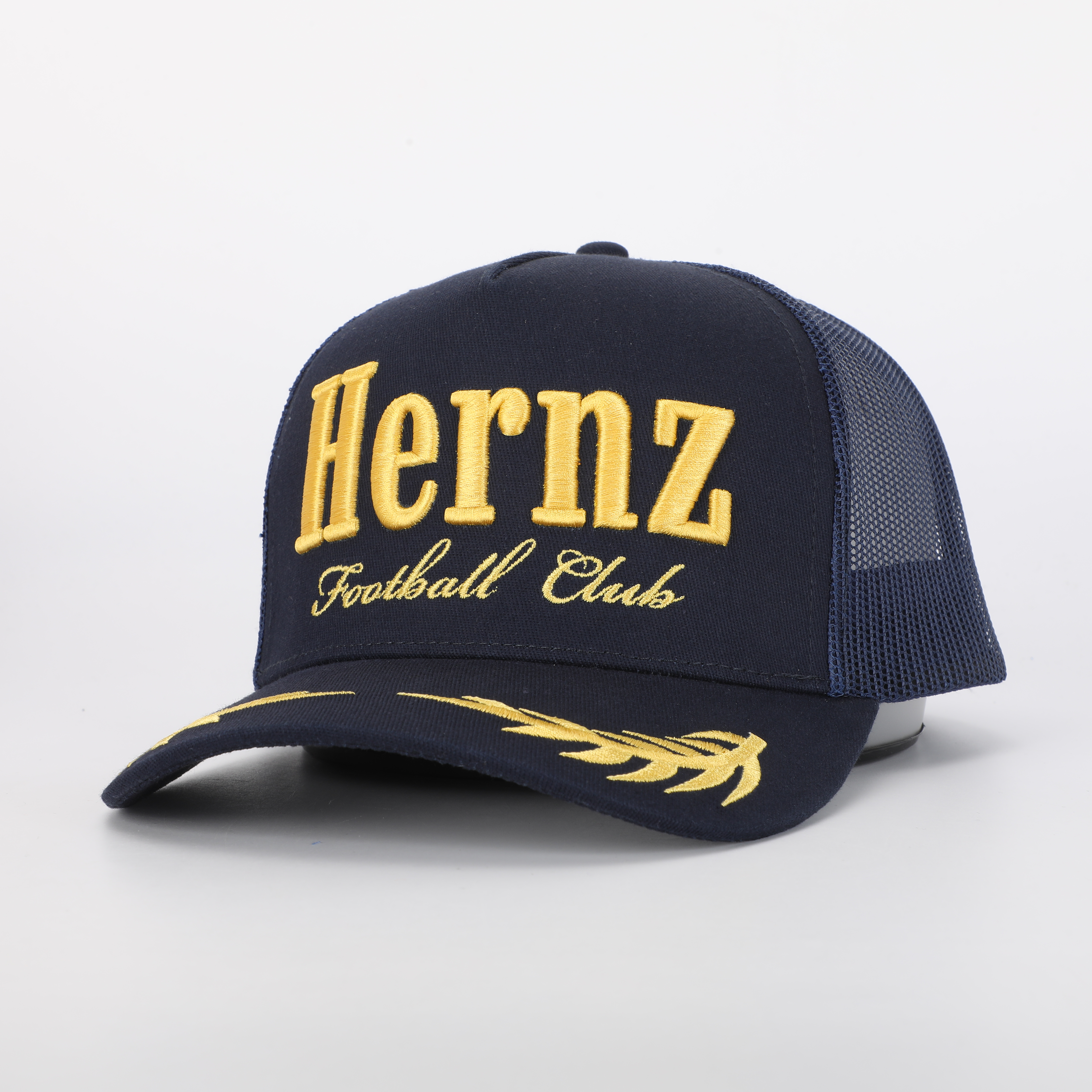 Hernz Football Club Embroidered Mesh Trucker Cap