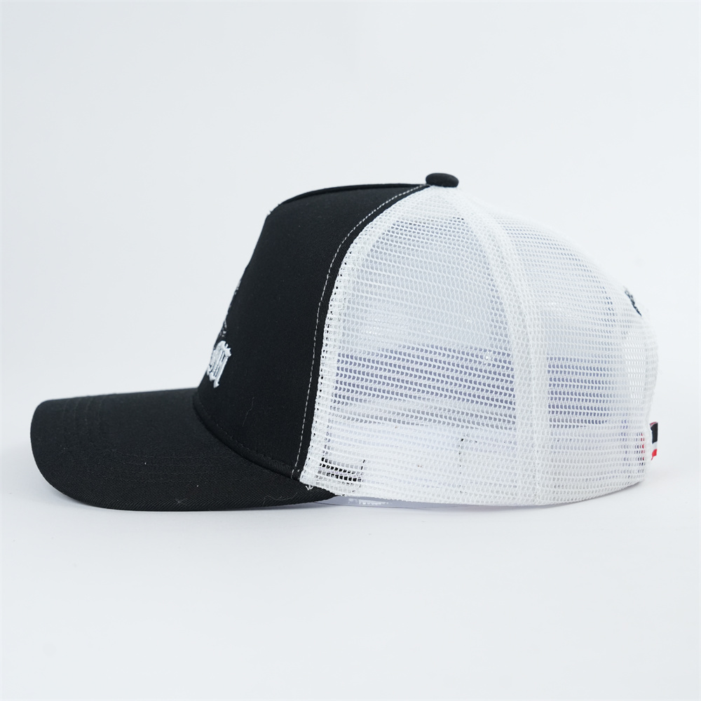 Green and Black Two-Tone Mesh Trucker Hats with 47 Eagle Embroidery