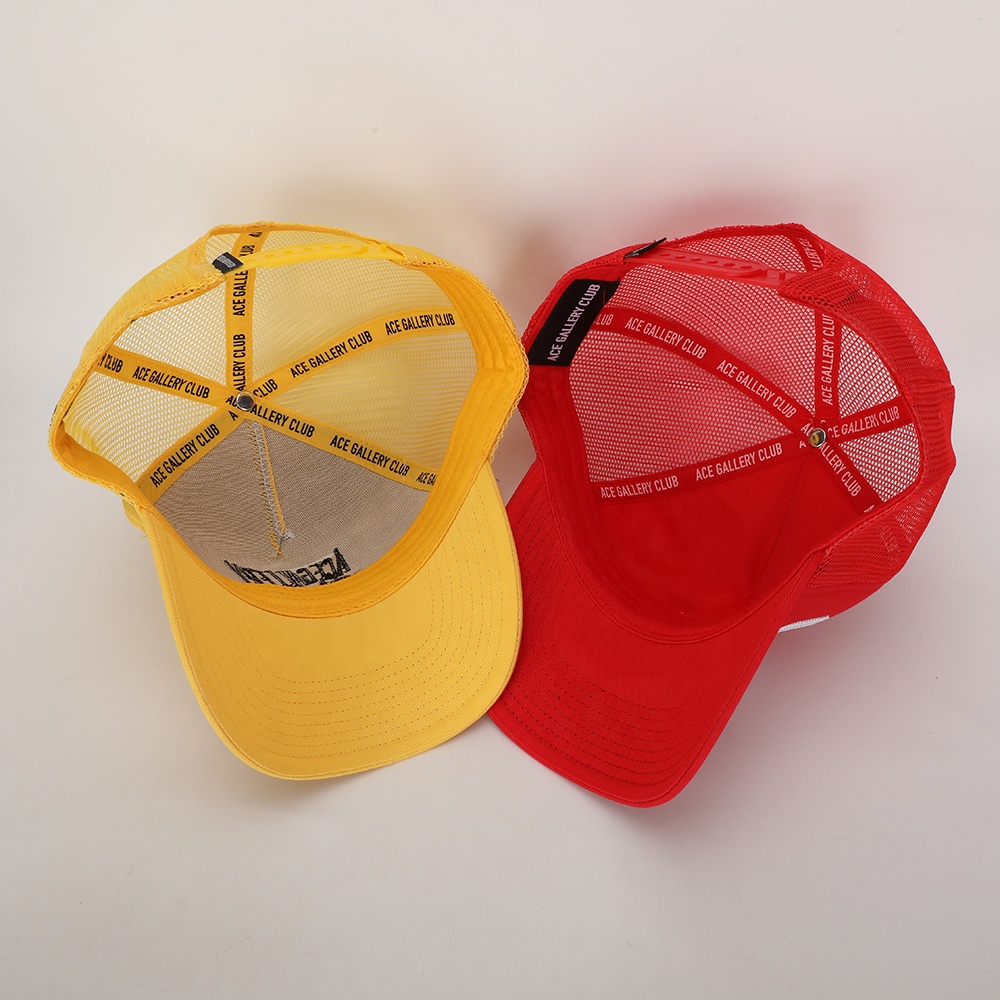 Red FORE Embroidered Mesh Trucker Hat