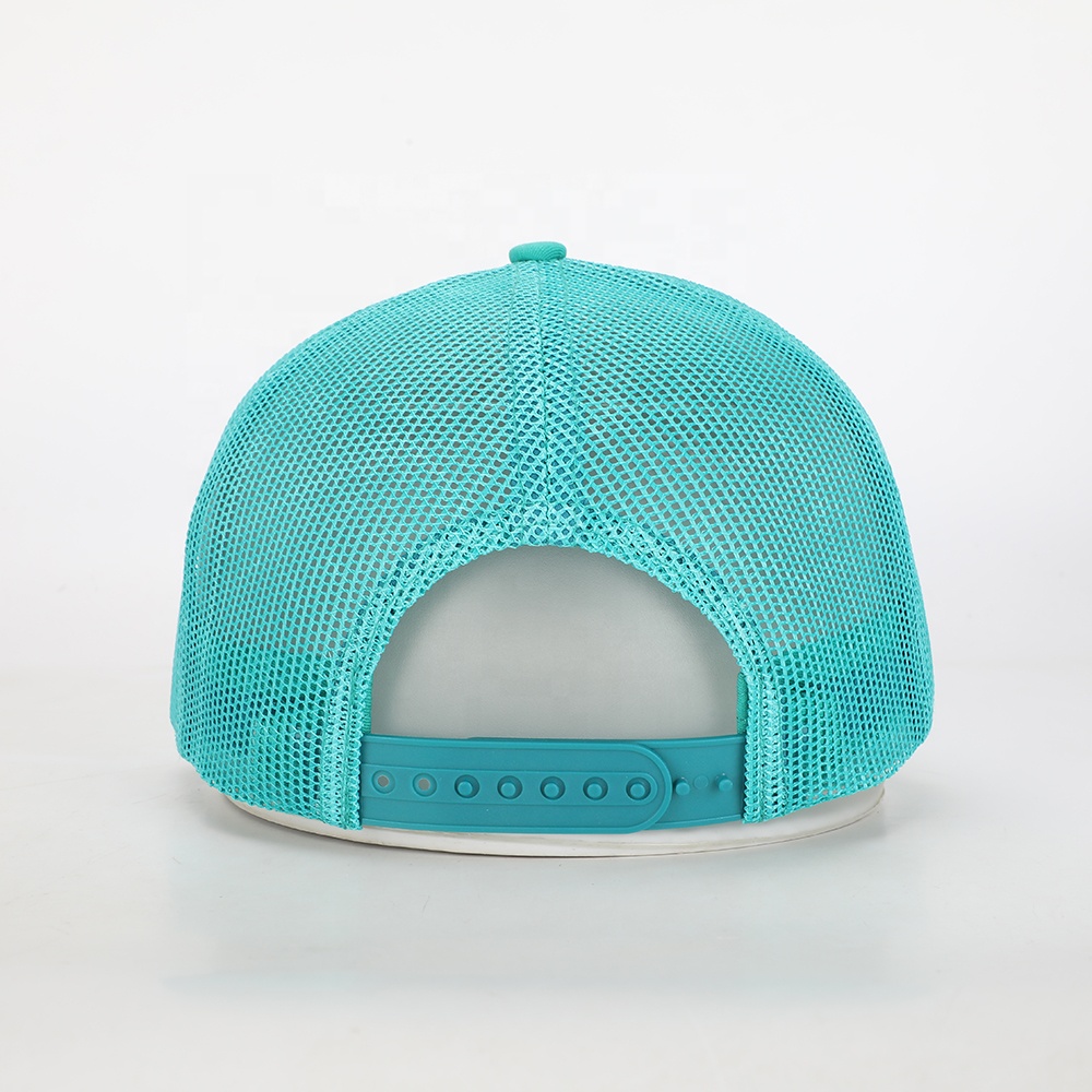 WAW Handplanes Aqua Embroidered Mesh Trucker Cap