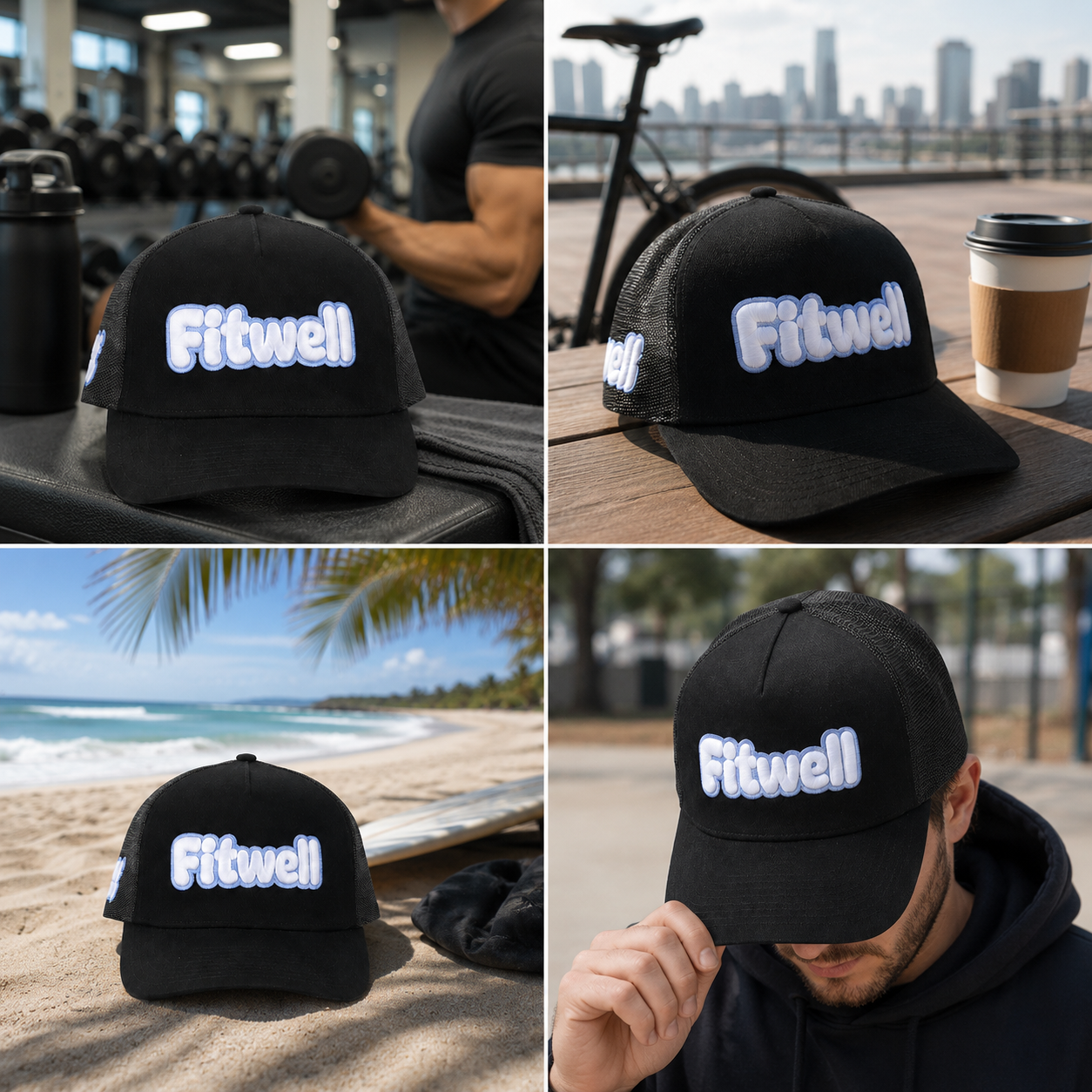 SNOOZE 3D Puff Embroidered Black Mesh Trucker Cap