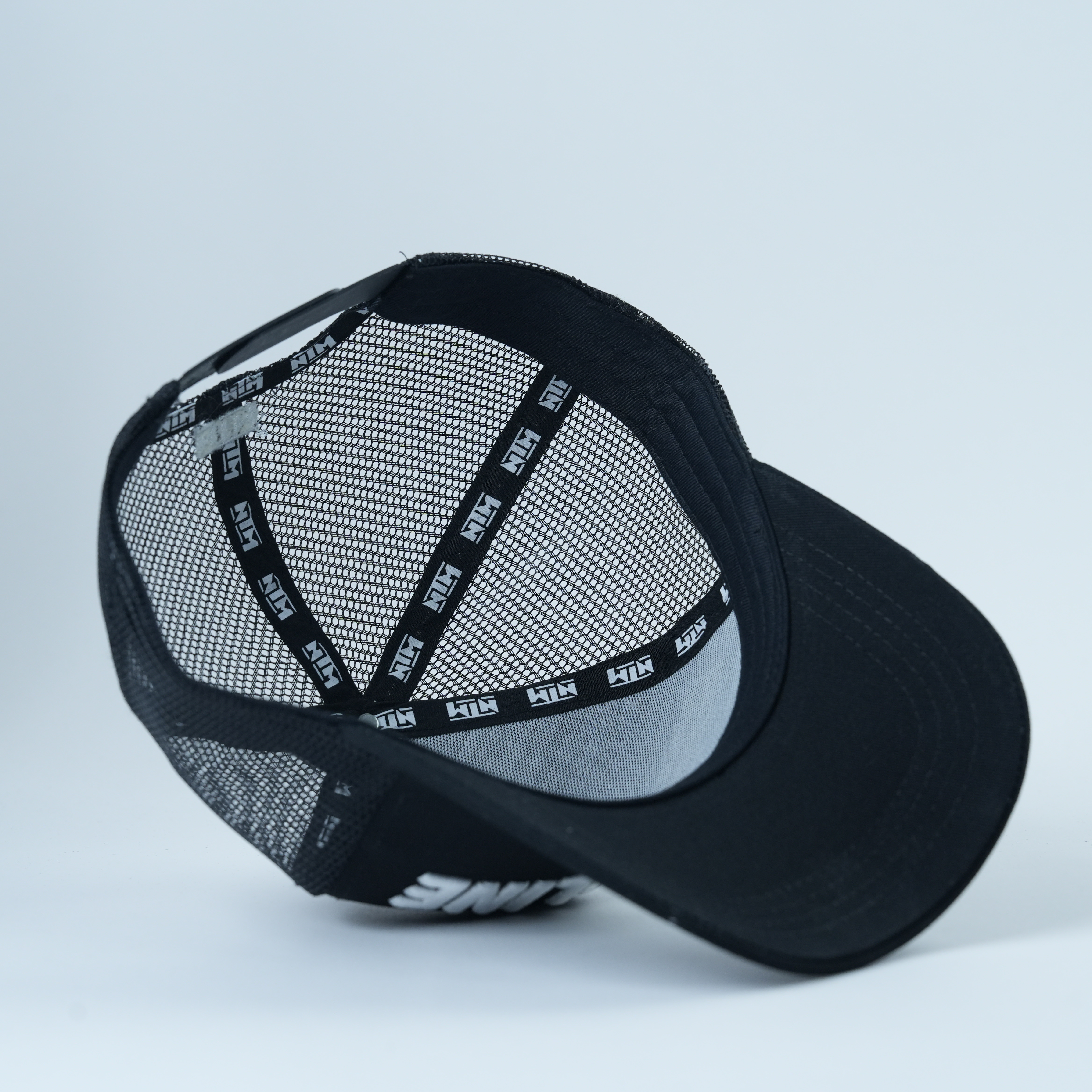 Discipline Dept. Black Embroidered Mesh Trucker Hat