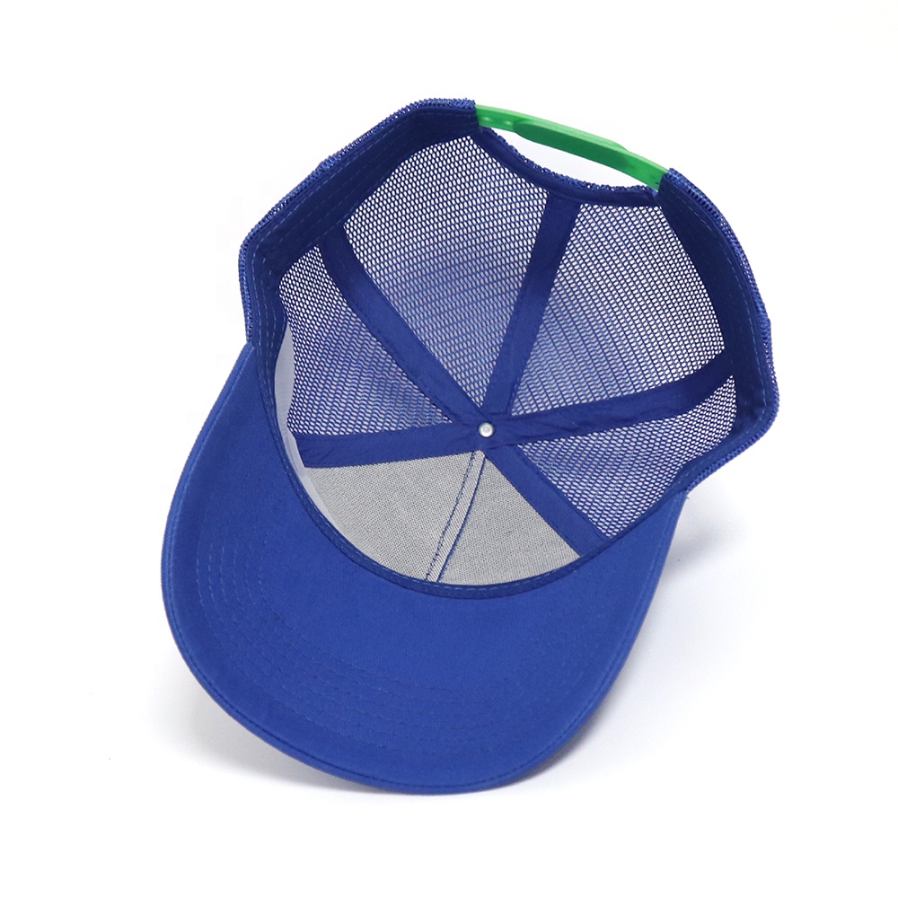 Pillars of the Community Embroidered Blue Trucker Cap
