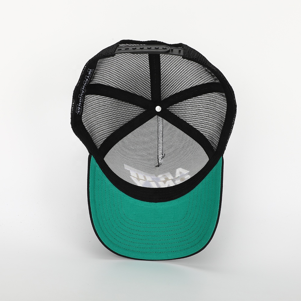 ARTM ONLY Black Embroidered Mesh Trucker Cap