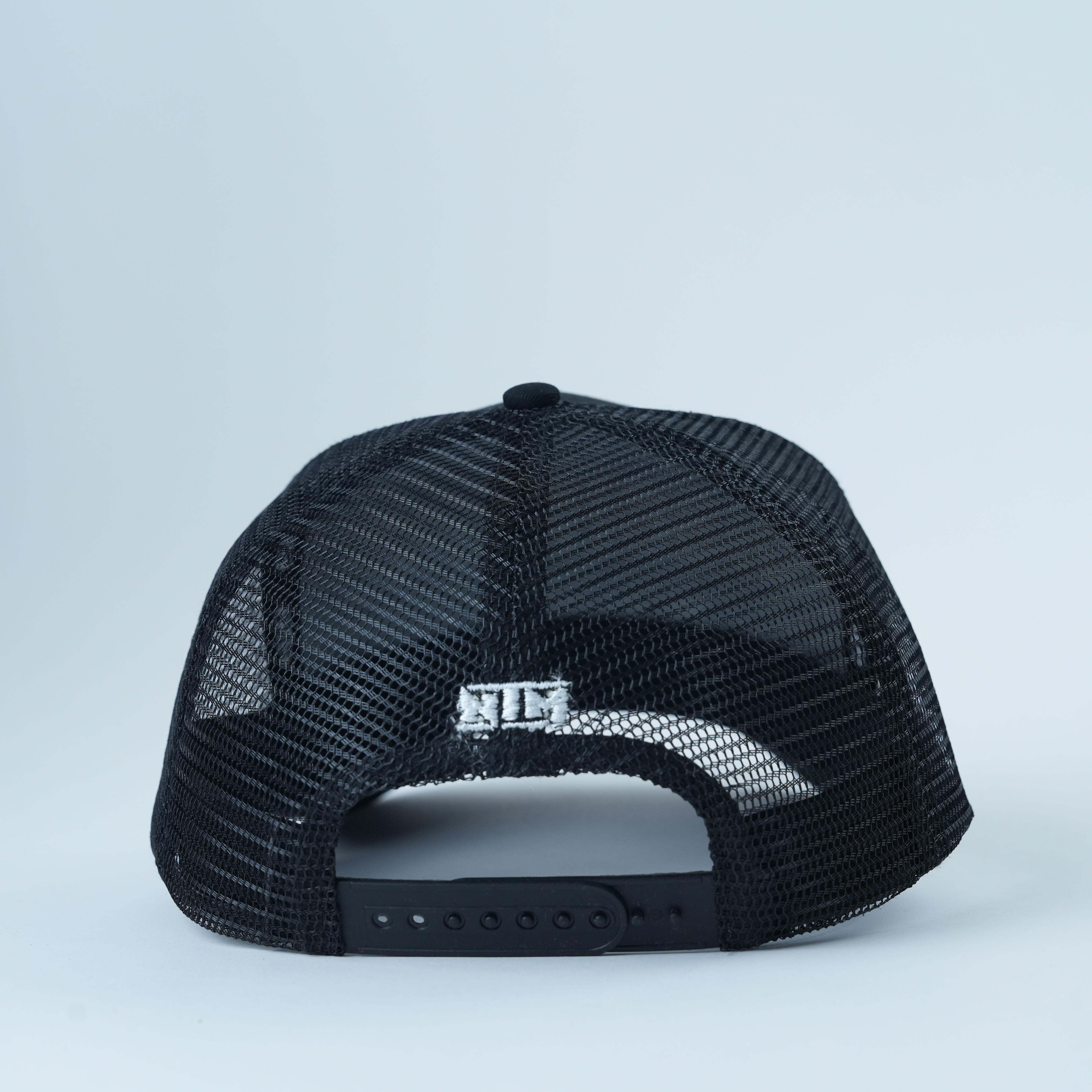 Discipline Dept. Black Embroidered Mesh Trucker Hat