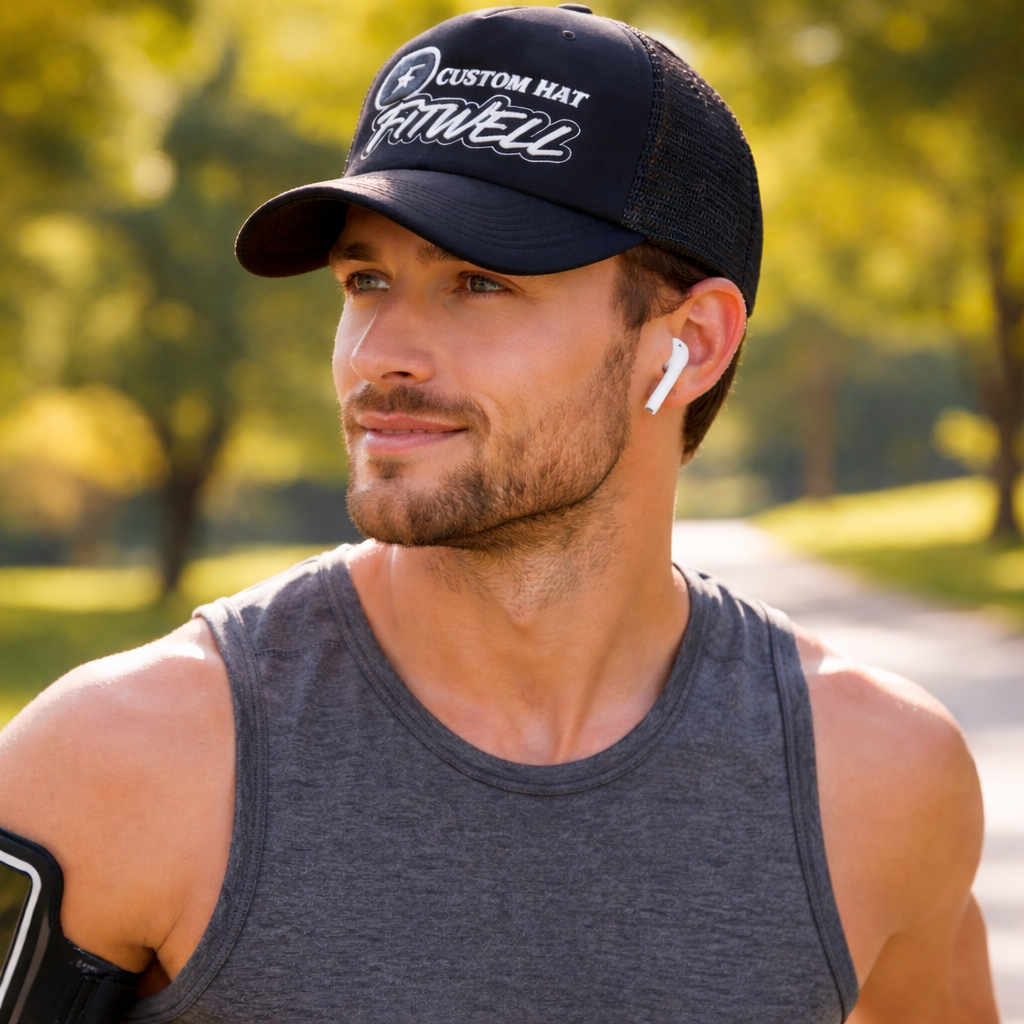 Dreamers Dream Forever 3D Embroidered Black Foam Trucker Hat