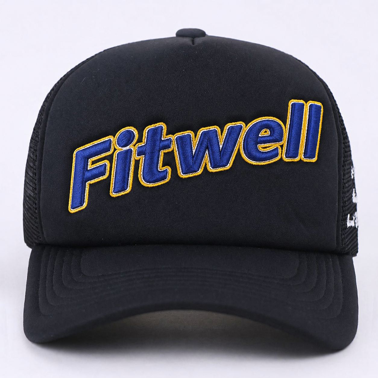 Black HAP HAP 3D Embroidered Foam Trucker Hat
