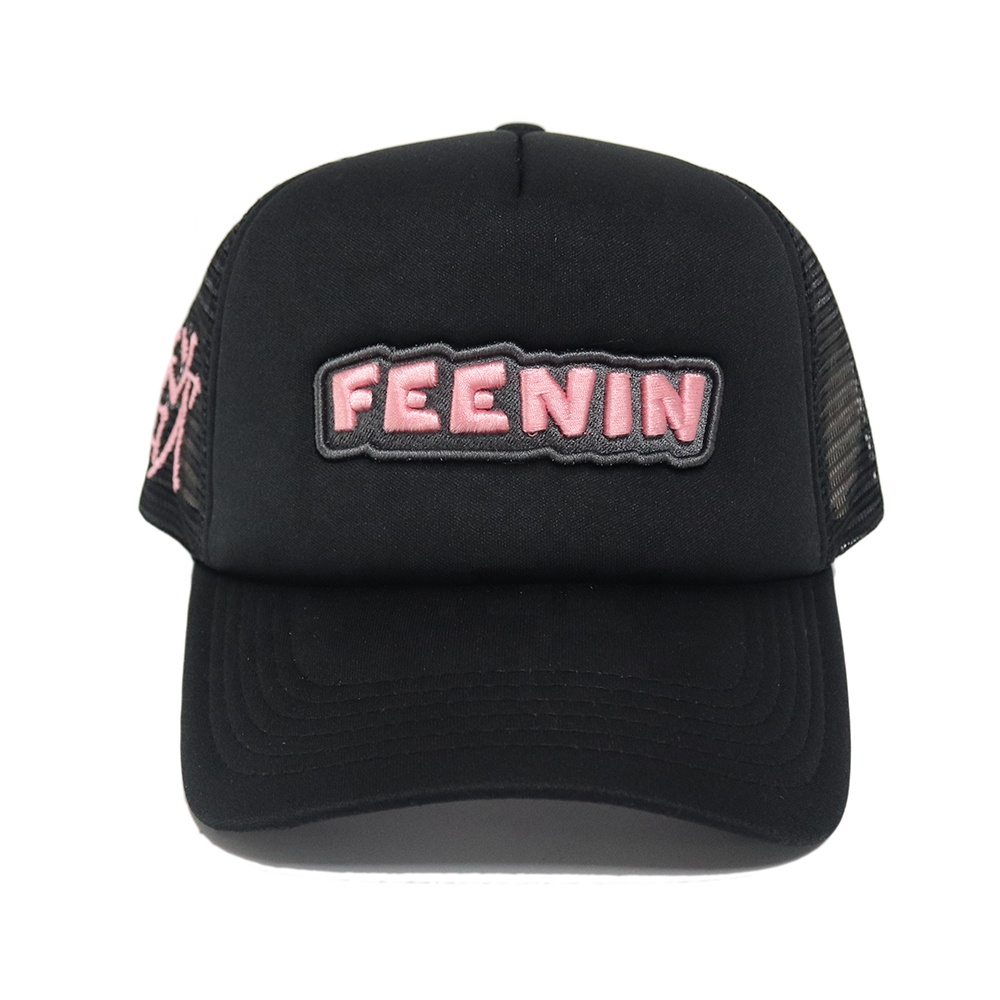 FEENIN 3D Patch Logo Foam Trucker Cap Mesh Back Adjustable Hat
