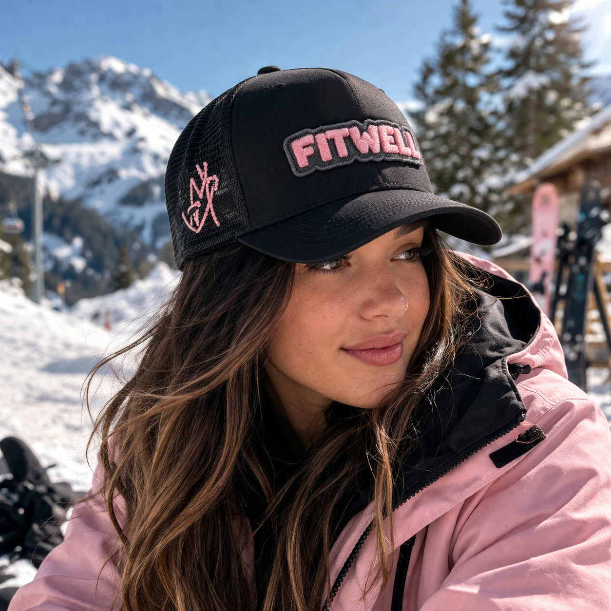 FEENIN 3D Patch Logo Foam Trucker Cap Mesh Back Adjustable Hat