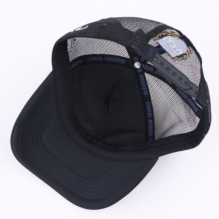 Black HAP HAP 3D Embroidered Foam Trucker Hat