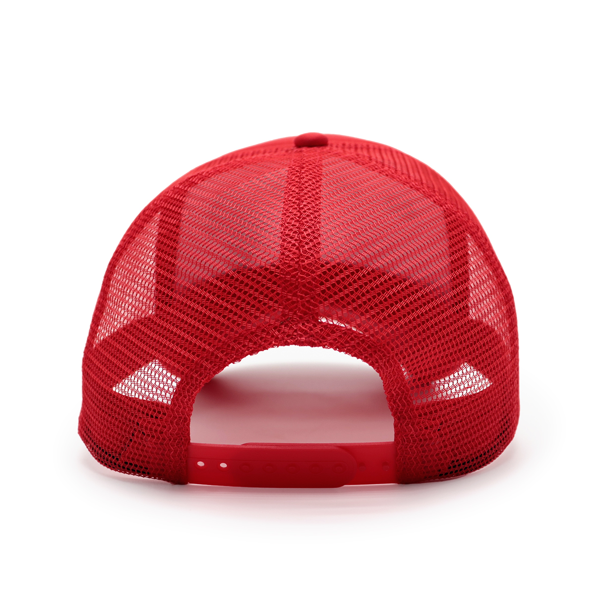 5-Panel Foam Mesh Trucker Hat with Bikini Line Flat Embroidery