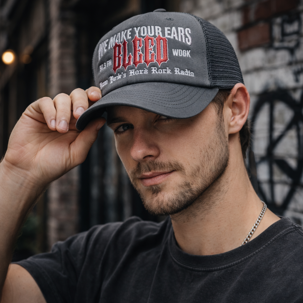 Vintage Style Embroidered Foam Trucker Cap