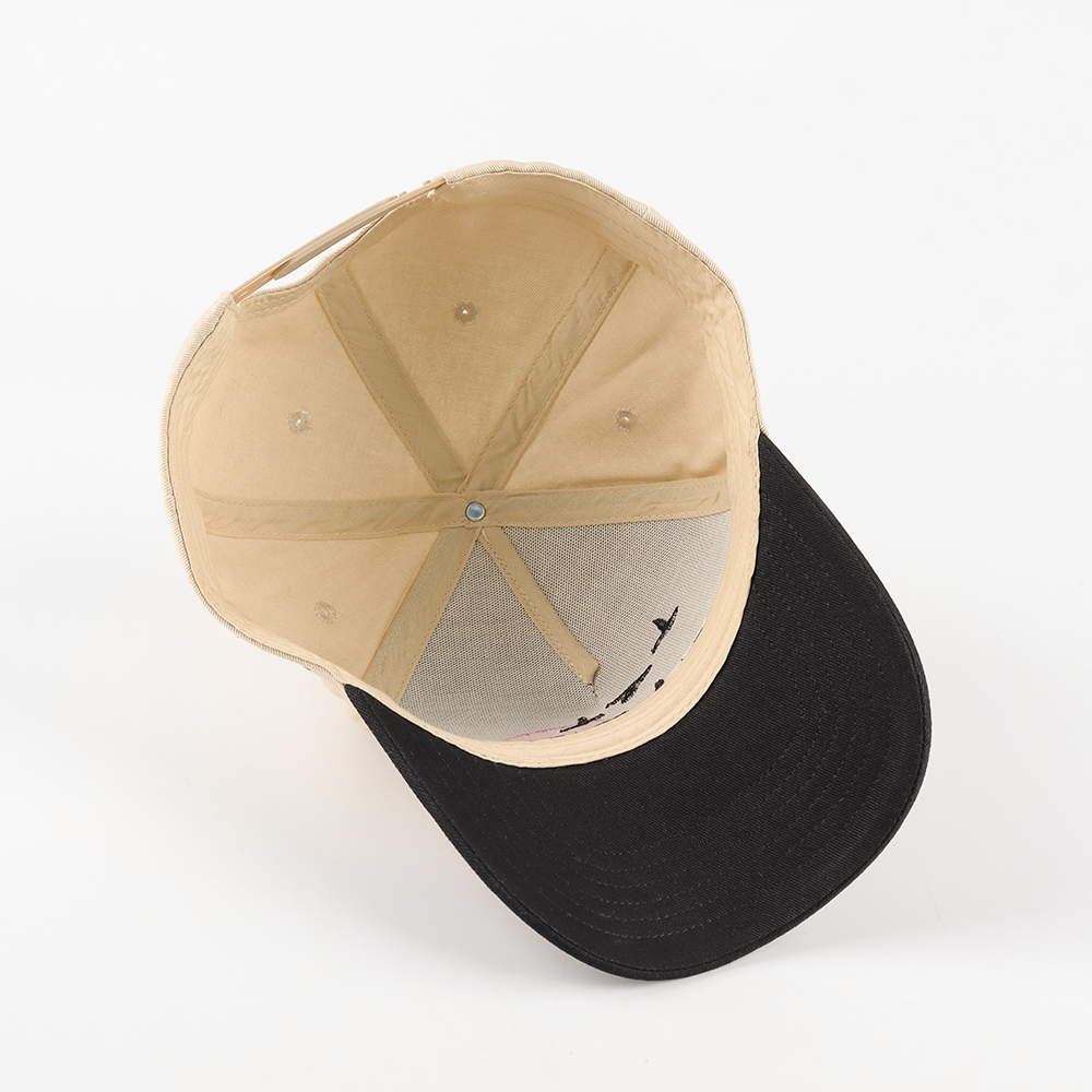 Tropical Thirst Cream and Black Two-Tone Embroidered Baseball Cap