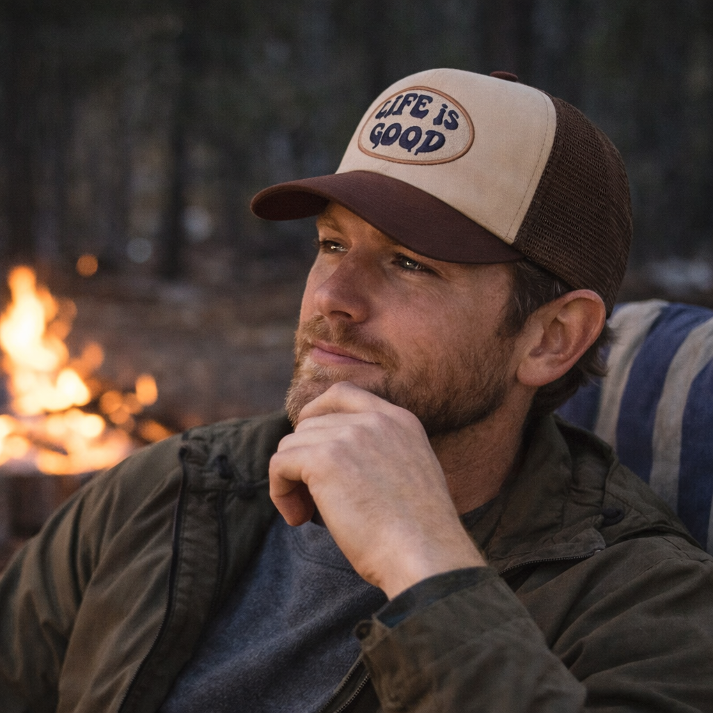 Life Is Good Embroidered Foam Trucker Hat