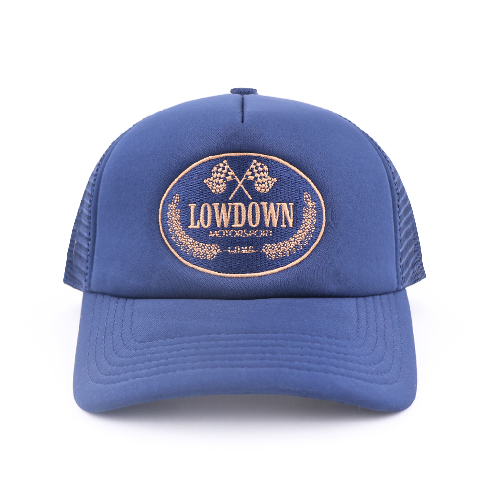 Lowdown Motorsport Logo Foam Trucker Cap Mesh Back Casual Hat