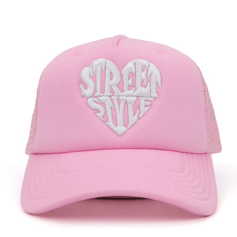 “STREET STYLE” Puff Embroidery Foam Trucker Hat – 3 Color Options