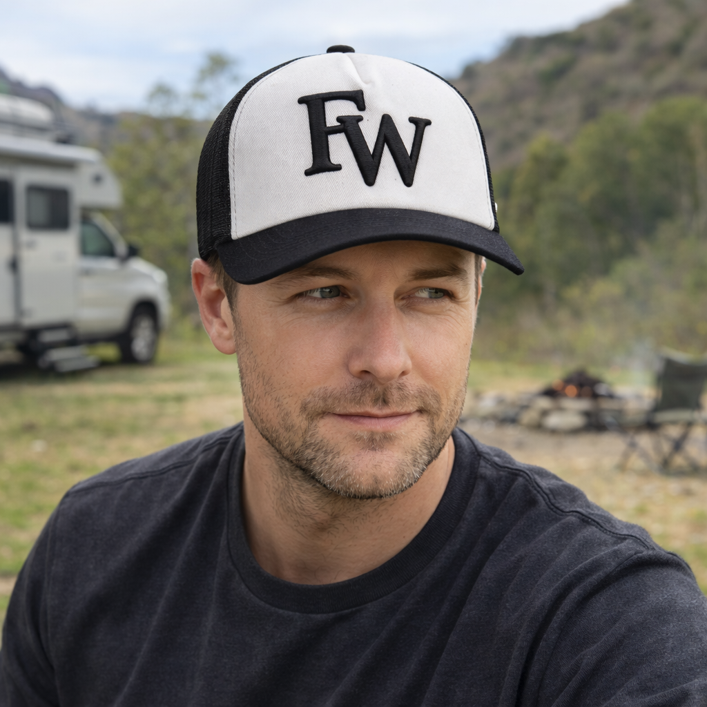 Classic Embroidered Foam Front Mesh Trucker Cap