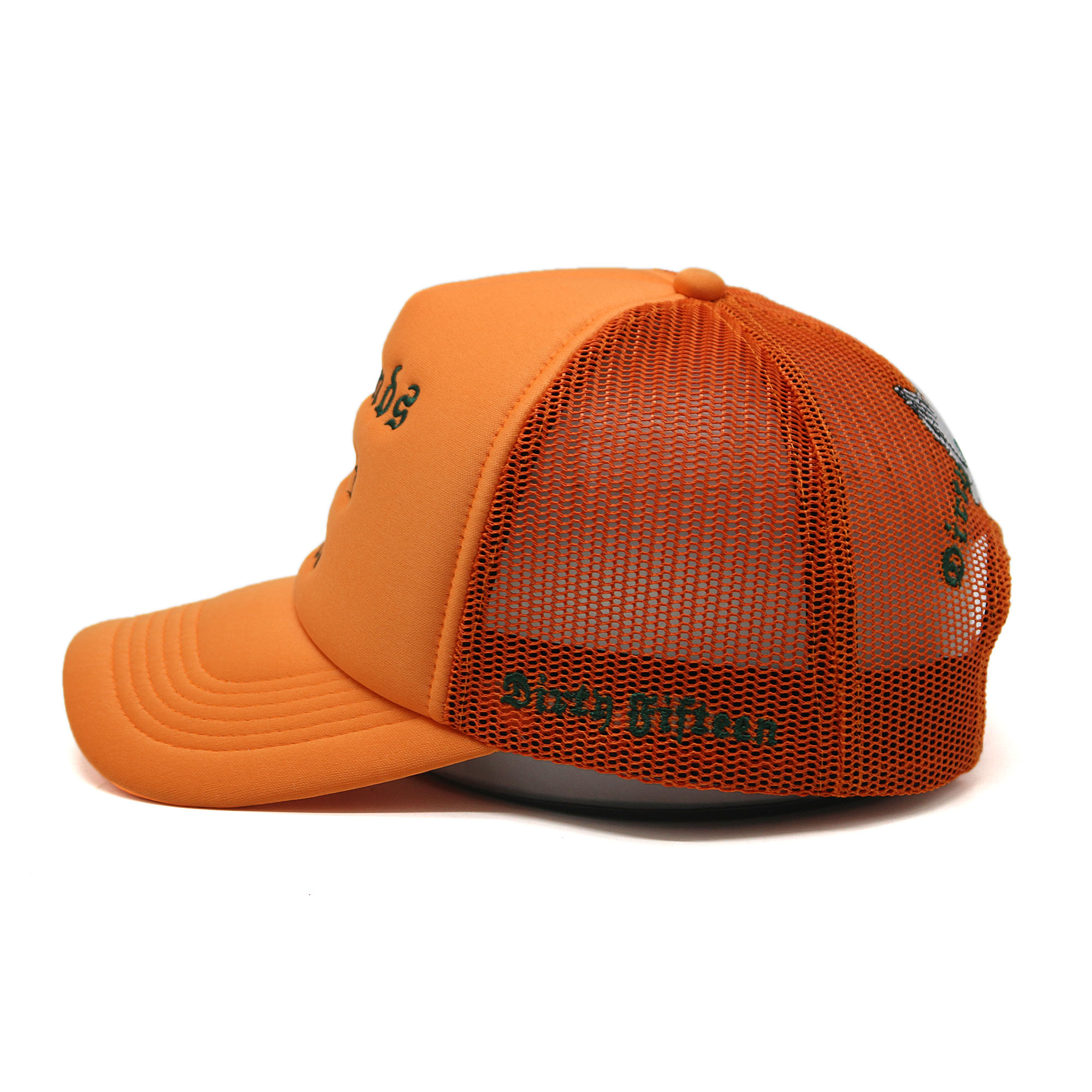 High-Quality Foam Trucker Hat with Flat Embroidered Text