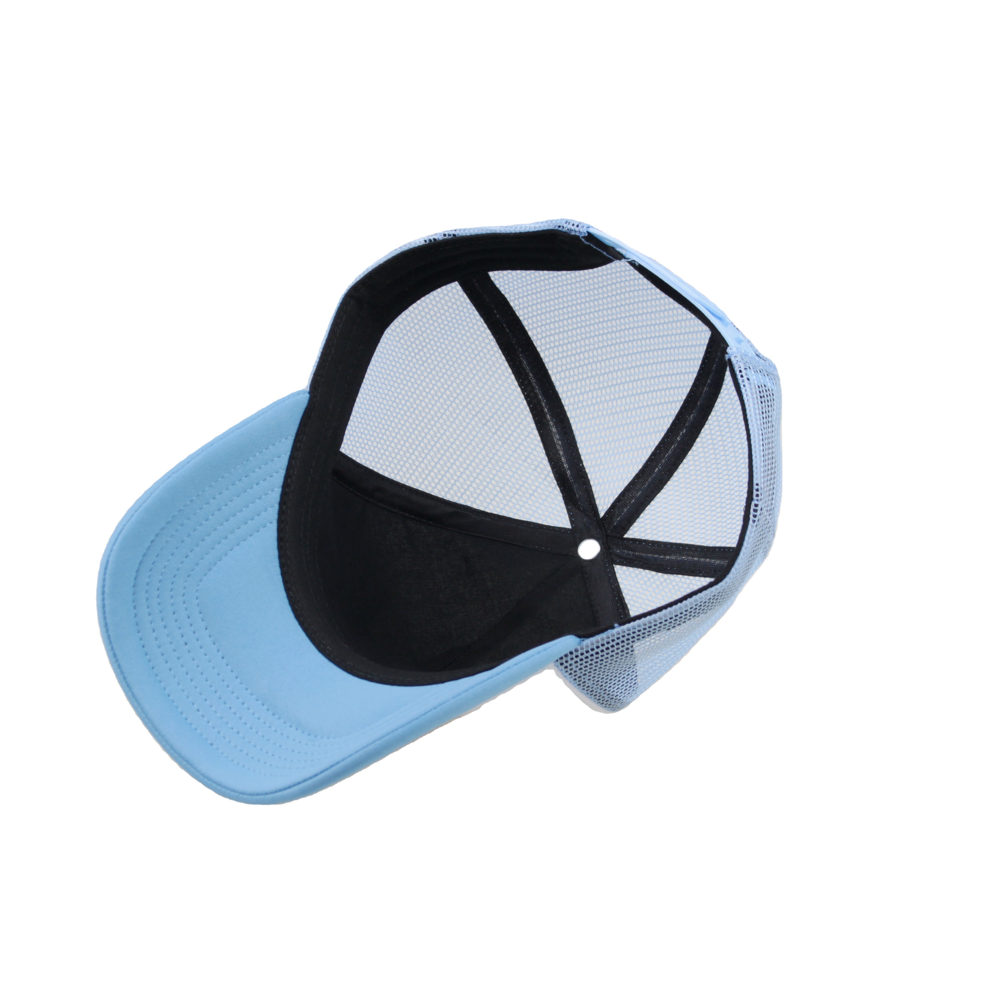 Broken Heart Safety Pin Embroidered Mesh Cap