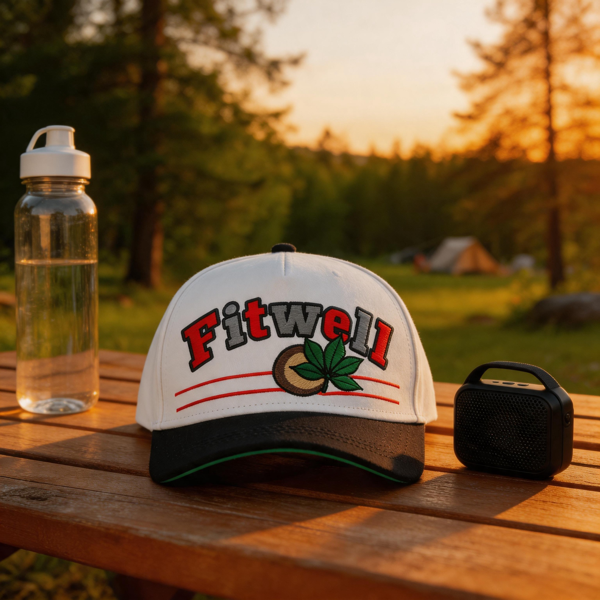 Two Tone Cotton Twill Baseball Cap with Buckyes Embroidered Logo