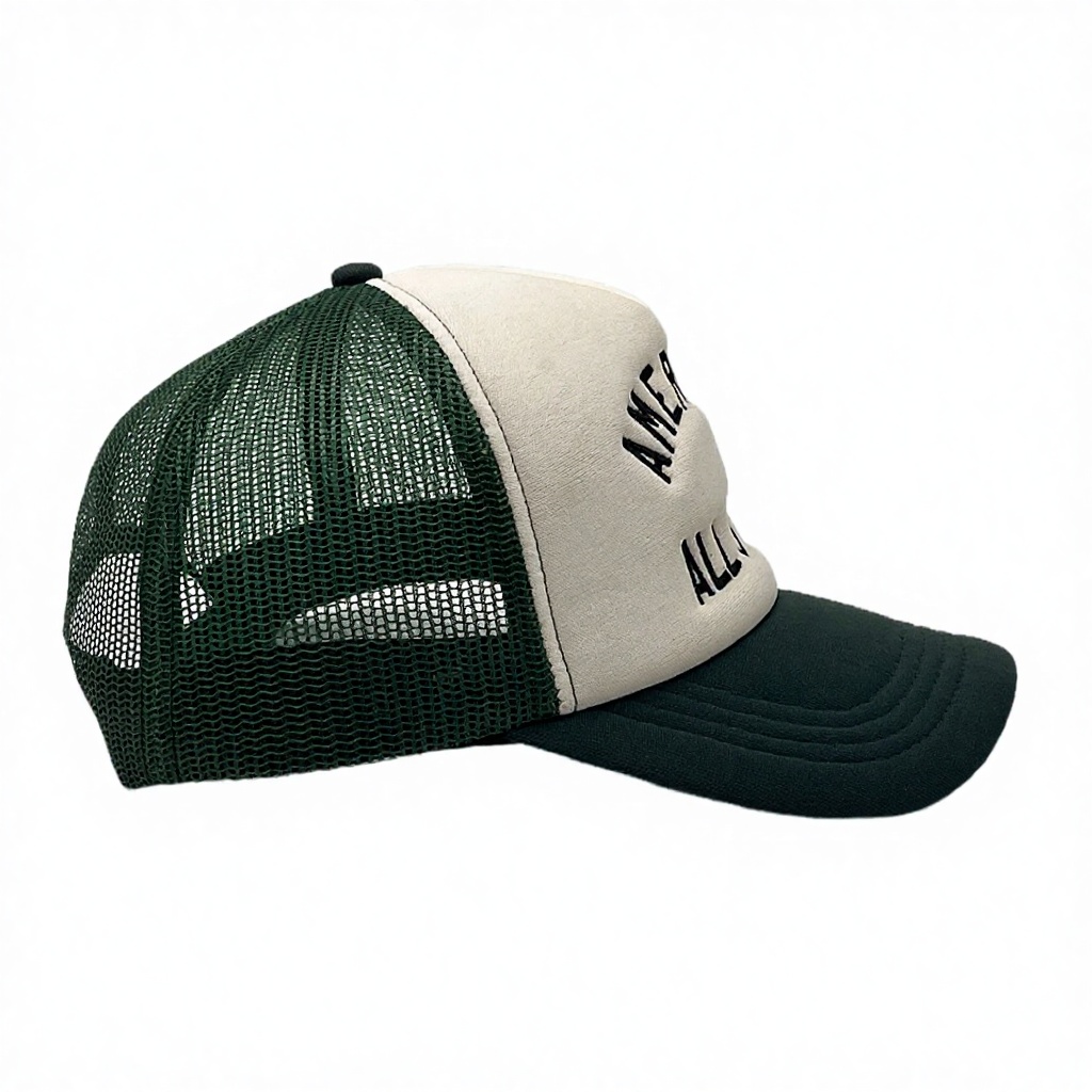 Retro American All Stars Embroidered Foam Trucker Hat