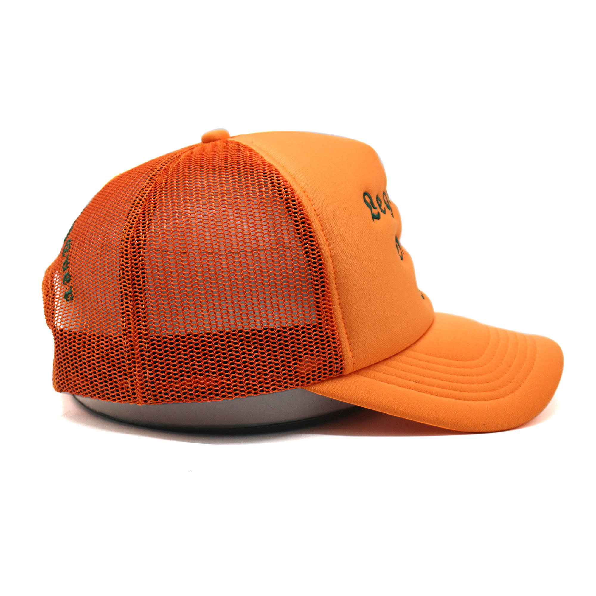 High-Quality Foam Trucker Hat with Flat Embroidered Text