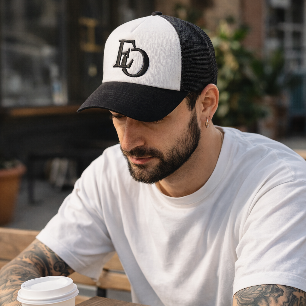Classic Embroidered Foam Front Mesh Trucker Cap