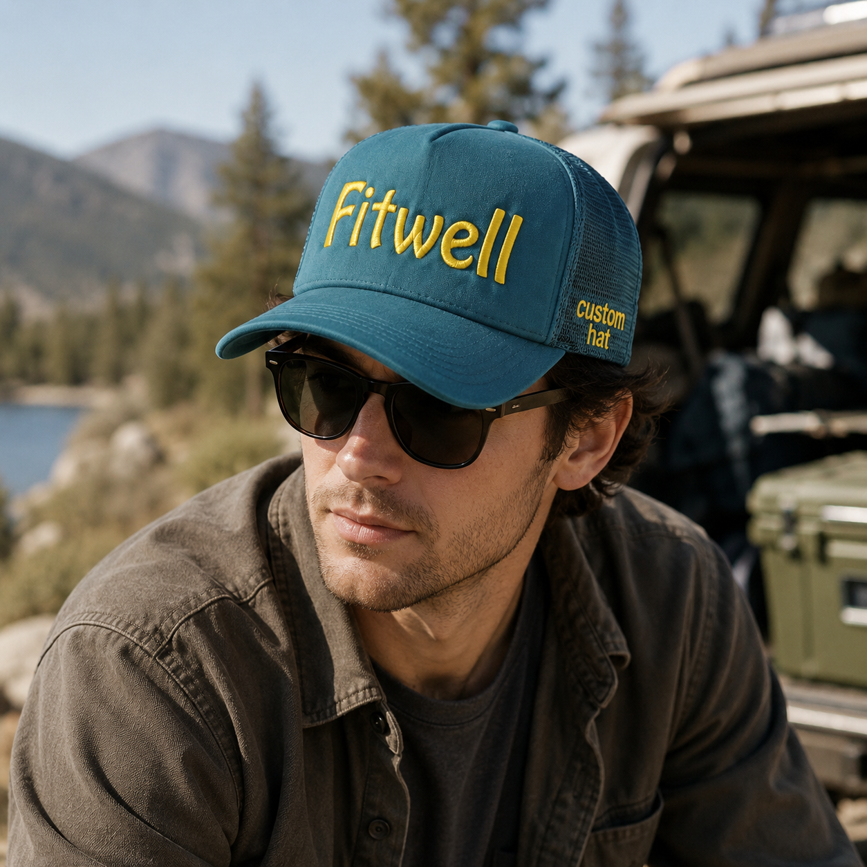 Real Hustlers Deserve Statement Foam Trucker Hat