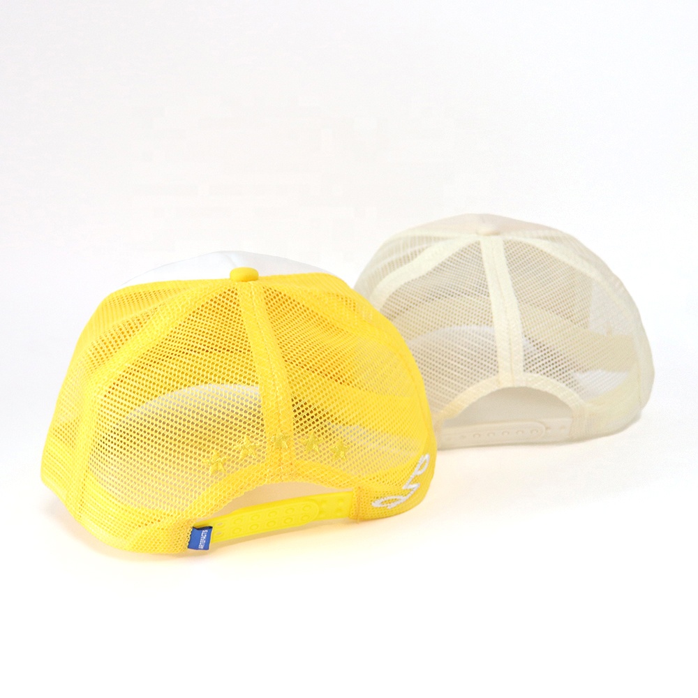 Artifacts House Embroidered Yellow Foam Trucker Cap