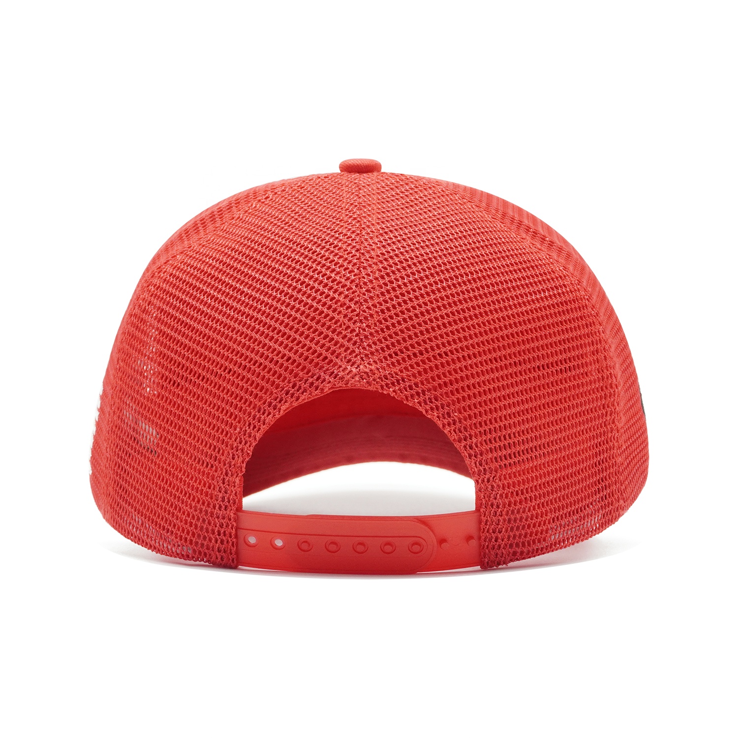 Canyon Cowboy Red Mesh Trucker Cap – Western 5-Panel Snapback Hat